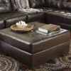Signature Design By Ashley Alliston Chocolate Oversize Accent Ottoman - Madison Seating -Furniture Sales Store Signature Design by Ashley Alliston Chocolate Oversize Accent Ottoman scaled 1