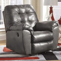 Signature Design By Ashley Alliston DB Gray Rocker Recliner - Madison Seating