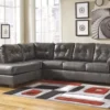 Signature Design By Ashley Alliston DB RAF Gray Sectional Sofa - Madison Seating -Furniture Sales Store Signature Design by Ashley Alliston DB RAF Gray Sectional Sofa