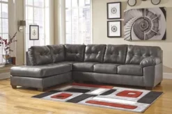Signature Design By Ashley Alliston DB RAF Gray Sectional Sofa - Madison Seating