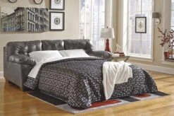 Signature Design By Ashley Alliston Gray Queen Sofa Sleeper - Madison Seating