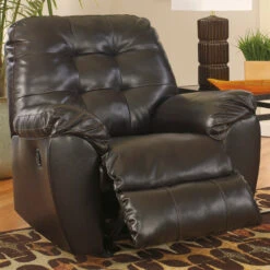 Signature Design By Ashley Alliston Rocker Recliner In Chocolate DuraBlend - By Flash Furniture - Madison Seating -Furniture Sales Store Signature Design by Ashley Alliston Rocker Recliner in Chocolate DuraBlend by Flash Furniture 1