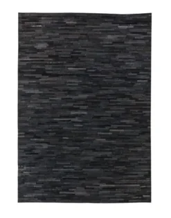 Signature Design By Ashley Black Cowhide Medium Rug - Madison Seating