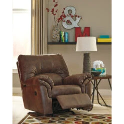 Signature Design By Ashley Bladen Rocker Recliner In Coffee Faux Leather - By Flash Furniture - Madison Seating -Furniture Sales Store Signature Design by Ashley Bladen Rocker Recliner in Coffee Faux Leather by Flash Furniture 1