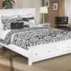 Signature Design By Ashley Bostwick Shoals Queen Panel Storage Bed - Madison Seating -Furniture Sales Store Signature Design by Ashley Bostwick Shoals Queen Panel Storage Bed
