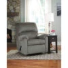 Signature Design By Ashley Bronwyn Swivel Glider Recliner In Alloy Fabric - By Flash Furniture - Madison Seating -Furniture Sales Store Signature Design by Ashley Bronwyn Swivel Glider Recliner in Alloy Fabric by Flash Furniture