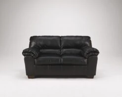 Signature Design By Ashley Commando Black Loveseat - Madison Seating