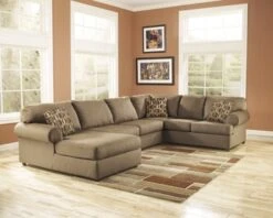 Signature Design By Ashley Cowan Mocha Sectional Sofa - Madison Seating