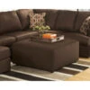Signature Design By Ashley Cowan Oversized Ottoman In Cafe Fabric - By Flash Furniture - Madison Seating