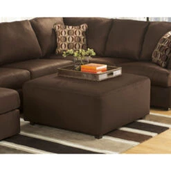 Signature Design By Ashley Cowan Oversized Ottoman In Cafe Fabric - By Flash Furniture - Madison Seating