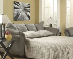 Signature Design By Ashley Darcy Cobblestone Full Sofa Sleeper - Madison Seating