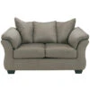 Signature Design By Ashley Darcy Loveseat In Cobblestone Microfiber - By Flash Furniture - Madison Seating -Furniture Sales Store Signature Design by Ashley Darcy Loveseat in Cobblestone Microfiber by Flash Furniture