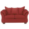 Signature Design By Ashley Darcy Loveseat In Salsa Microfiber - By Flash Furniture - Madison Seating -Furniture Sales Store Signature Design by Ashley Darcy Loveseat in Salsa Microfiber by Flash Furniture