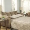 Signature Design By Ashley Darcy Mocha Full Sofa Sleeper - Madison Seating -Furniture Sales Store Signature Design by Ashley Darcy Mocha Full Sofa Sleeper scaled 1