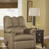 Signature Design By Ashley Darcy Mocha Rocker Recliner - Madison Seating