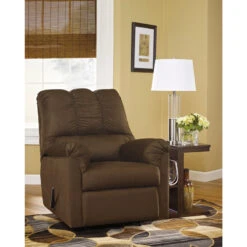 Signature Design By Ashley Darcy Rocker Recliner In Cafe Microfiber - By Flash Furniture - Madison Seating