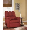 Signature Design By Ashley Darcy Rocker Recliner In Salsa Microfiber - By Flash Furniture - Madison Seating