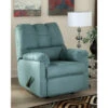Signature Design By Ashley Darcy Rocker Recliner In Sky Microfiber - By Flash Furniture - Madison Seating -Furniture Sales Store Signature Design by Ashley Darcy Rocker Recliner in Sky Microfiber by Flash Furniture