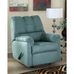 Signature Design By Ashley Darcy Rocker Recliner In Sky Microfiber - By Flash Furniture - Madison Seating