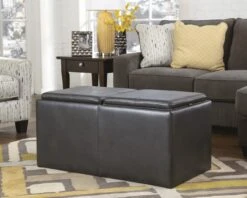 Signature Design By Ashley Hodan Storage Ottoman - Madison Seating