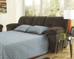 Signature Design By Ashley Inger Chocolate Full Sofa Sleeper - Madison Seating