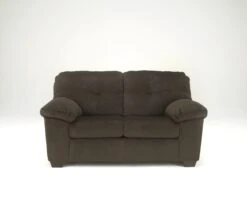 Signature Design By Ashley Inger Chocolate Loveseat - Madison Seating