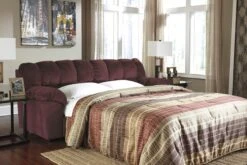 Signature Design By Ashley Julson Burgundy Full Sofa Sleeper - Madison Seating