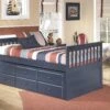 Signature Design By Ashley Leo Twin Trundle Bed - Madison Seating -Furniture Sales Store Signature Design by Ashley Leo Twin Trundle Bed scaled 1