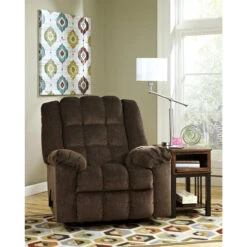 Signature Design By Ashley Ludden Rocker Recliner In Cocoa Twill - By Flash Furniture - Madison Seating