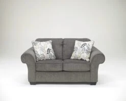Signature Design By Ashley Makonnen Charcoal Loveseat - Madison Seating