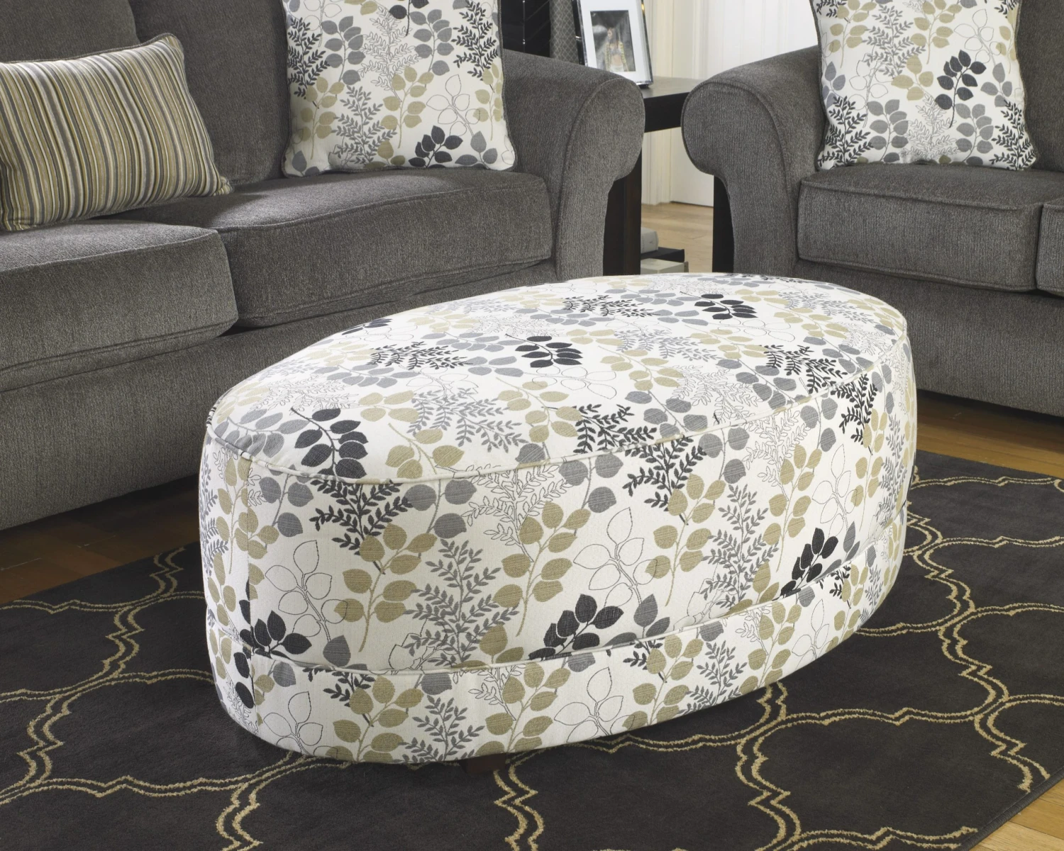 Signature Design By Ashley Makonnen Oversized Accent Ottoman - Madison Seating 3 Signature Design By Ashley Makonnen Oversized Accent Ottoman - Madison Seating