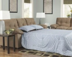 Signature Design By Ashley Mercer Mocha Full Sofa Sleeper - Madison Seating