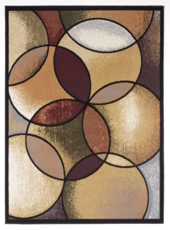 Signature Design By Ashley Radial Black Rug - Madison Seating