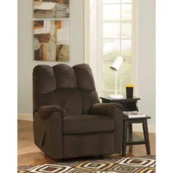 Signature Design By Ashley Raulo Rocker Recliner In Chocolate Fabric - By Flash Furniture - Madison Seating