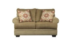 Signature Design By Ashley Sevan Sand Loveseat - Madison Seating
