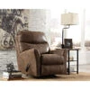 Signature Design By Ashley Tullos Rocker Recliner In Coffee Faux Leather - By Flash Furniture - Madison Seating