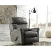 Signature Design By Ashley Tullos Rocker Recliner In Slate Faux Leather - By Flash Furniture - Madison Seating -Furniture Sales Store Signature Design by Ashley Tullos Rocker Recliner in Slate Faux Leather by Flash Furniture