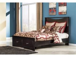Signature Design By Ashley Zanbury Queen Panel Storage Bed - Madison Seating