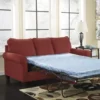 Signature Design By Ashley Zeth Crimson Full Sofa Sleeper - Madison Seating
