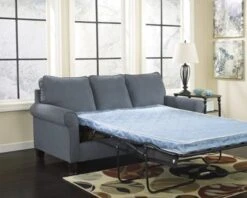 Signature Design By Ashley Zeth Denim Full Sofa Sleeper - Madison Seating
