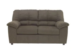 Signature Design By Ashley Zyler Coffee Loveseat - Madison Seating