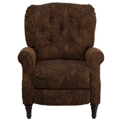 Traditional Tobacco Fabric Tufted Hi-Leg Recliner - By Flash Furniture - Madison Seating -Furniture Sales Store Traditional Tobacco Fabric Tufted Hi Leg Recliner by Flash Furniture 3