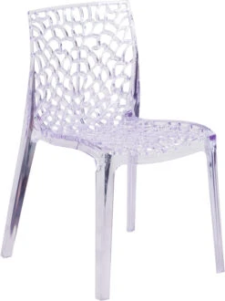 Vision Series Transparent Stacking Side Chair - By Flash Furniture - Madison Seating